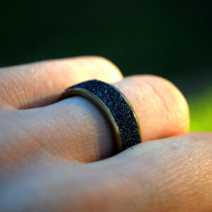 Gold Steel Grip Ring