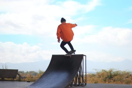 skateboard ramp, skate, quarter pipe