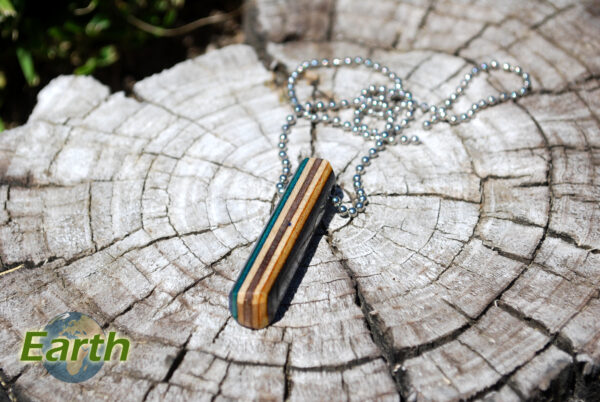 earthy jewelry, wood, necklace